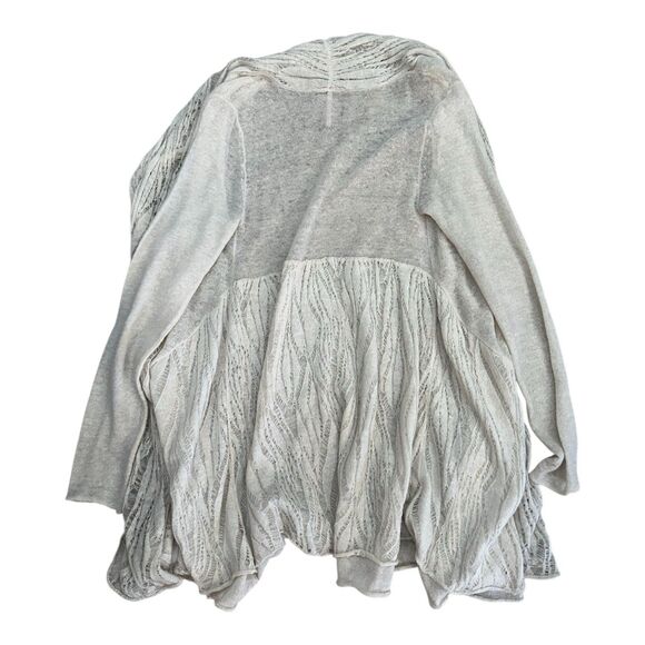 Free People Sized Small Cream Laced Shawl - Picture 3 of 3